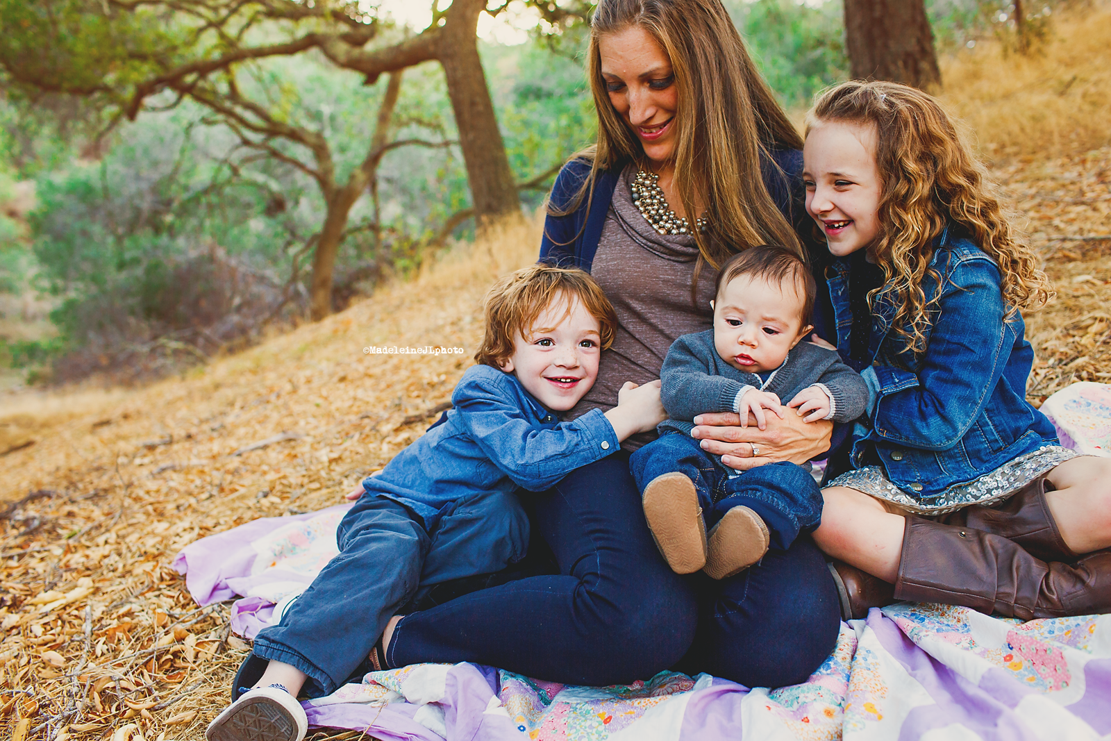 RSM orange county family session. Woodsy family session. OC family photographer